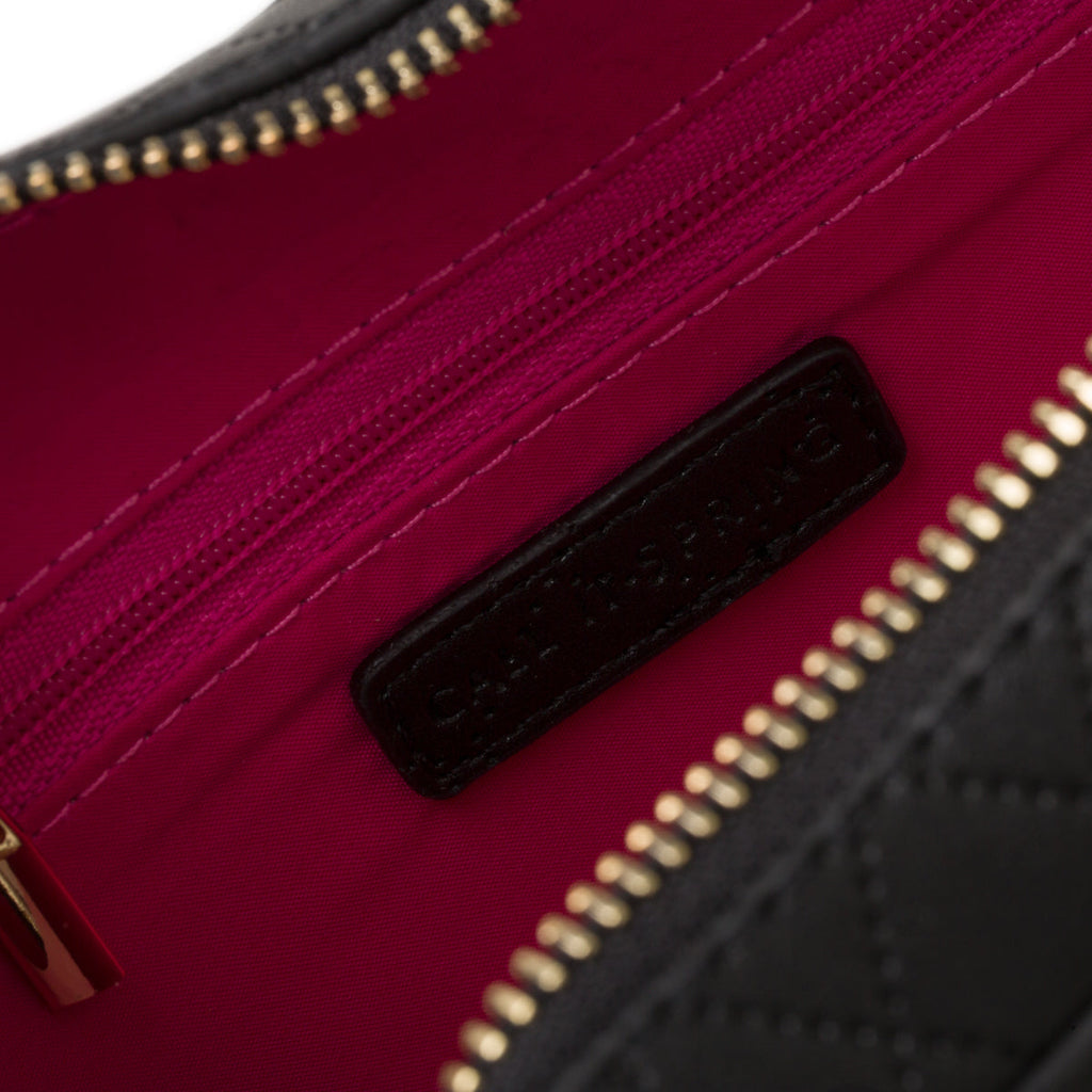 Borsa nera da donna con tracolla in metallo Call It Spring Lilheart