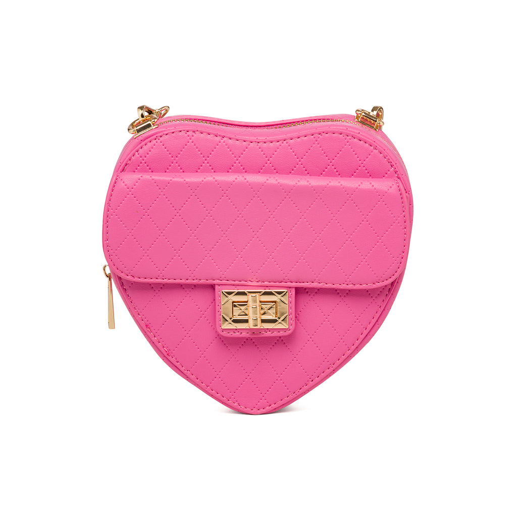 Borsa fucsia da donna con tracolla in metallo Call It Spring Lilheart
