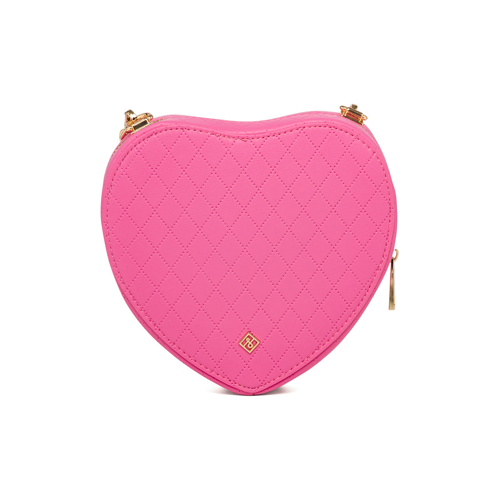 Borsa fucsia da donna con tracolla in metallo Call It Spring Lilheart