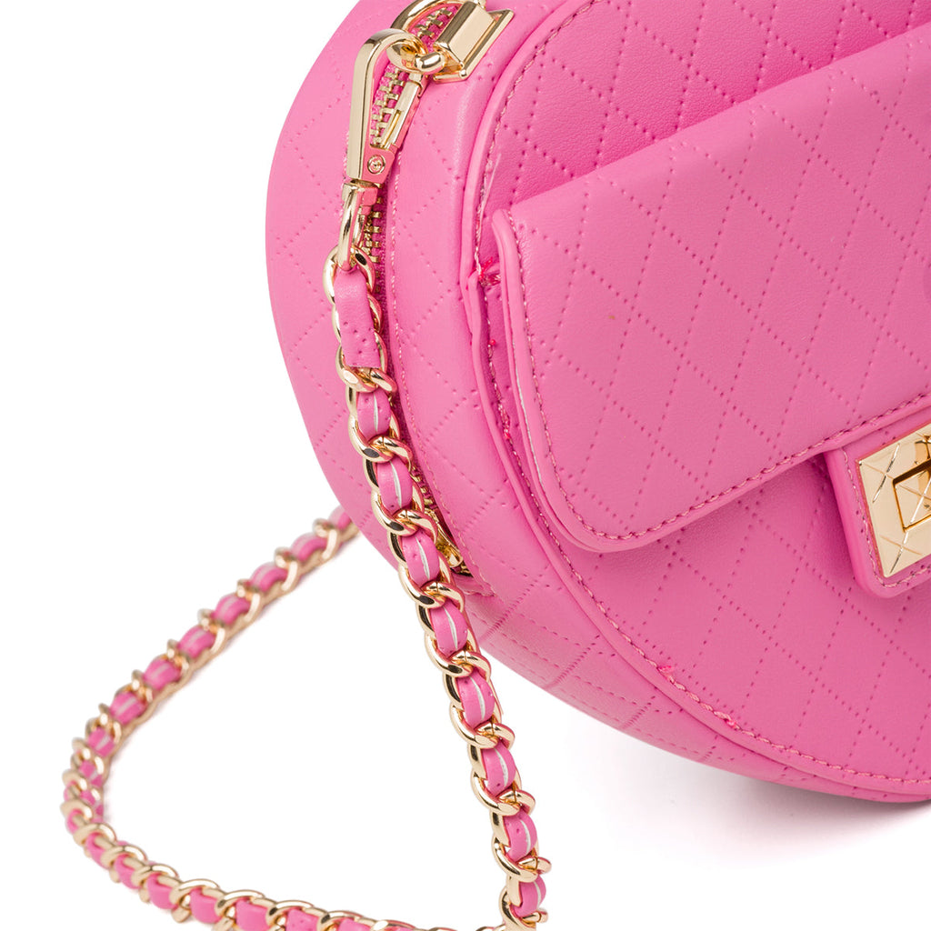 Borsa fucsia da donna con tracolla in metallo Call It Spring Lilheart
