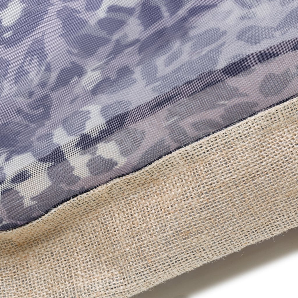 Borsa mare effetto trasparente con fantasia animalier Lora Ferres