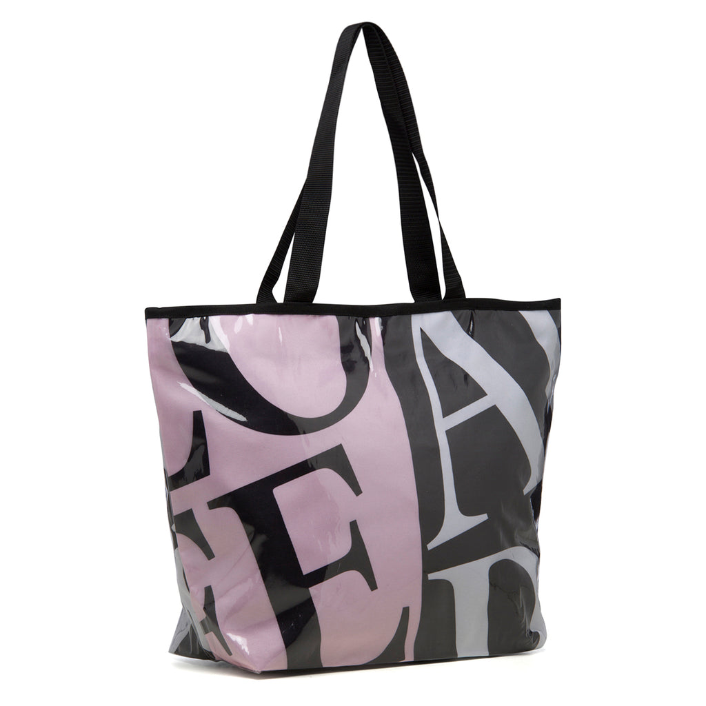 Borsa da mare rosa e nera Lora Ferres