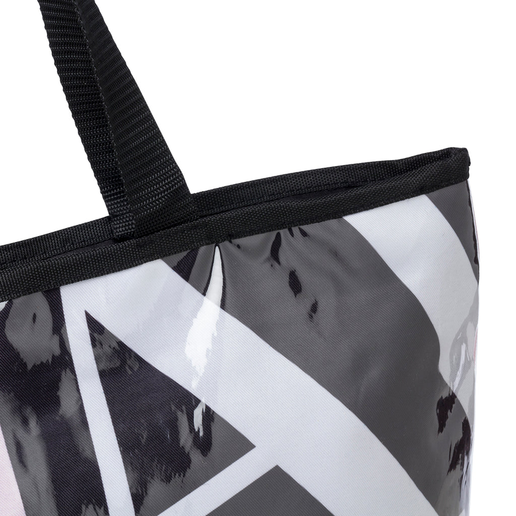 Borsa da mare rosa e nera Lora Ferres