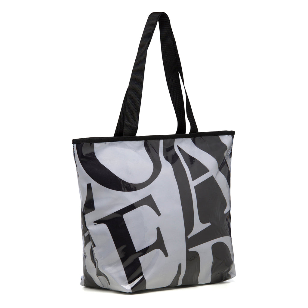 Borsa da mare bianca e nera Lora Ferres