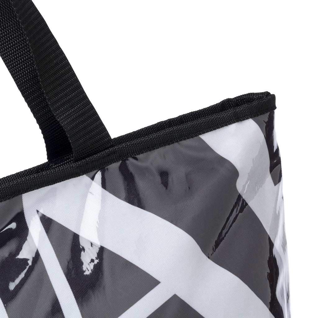 Borsa da mare bianca e nera Lora Ferres