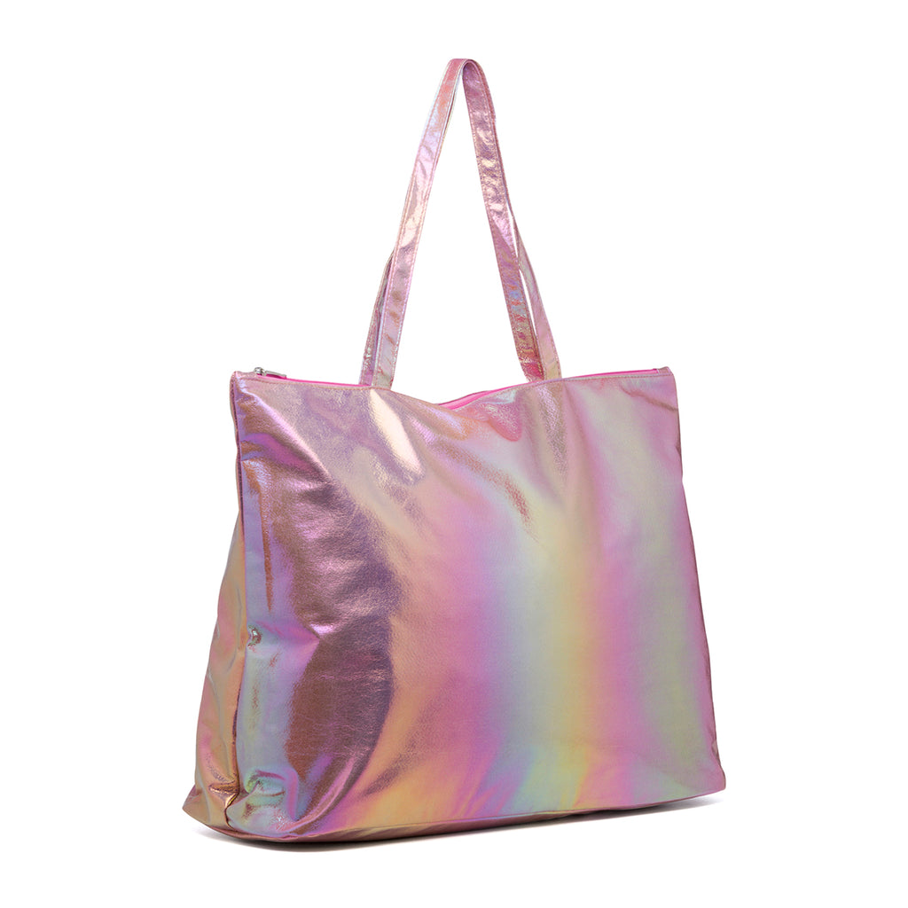 Borsa da mare effetto iridescente Lora Ferres