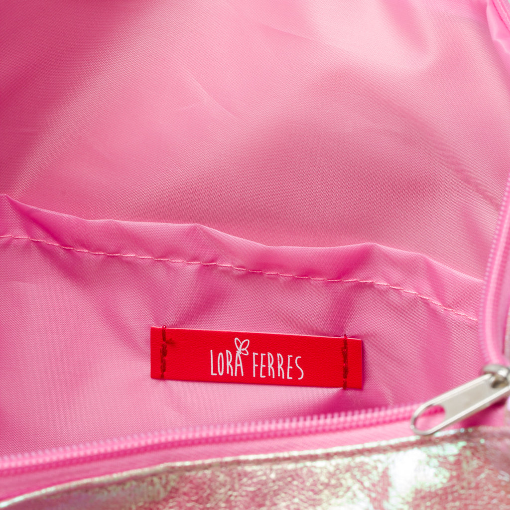 Borsa da mare effetto iridescente Lora Ferres