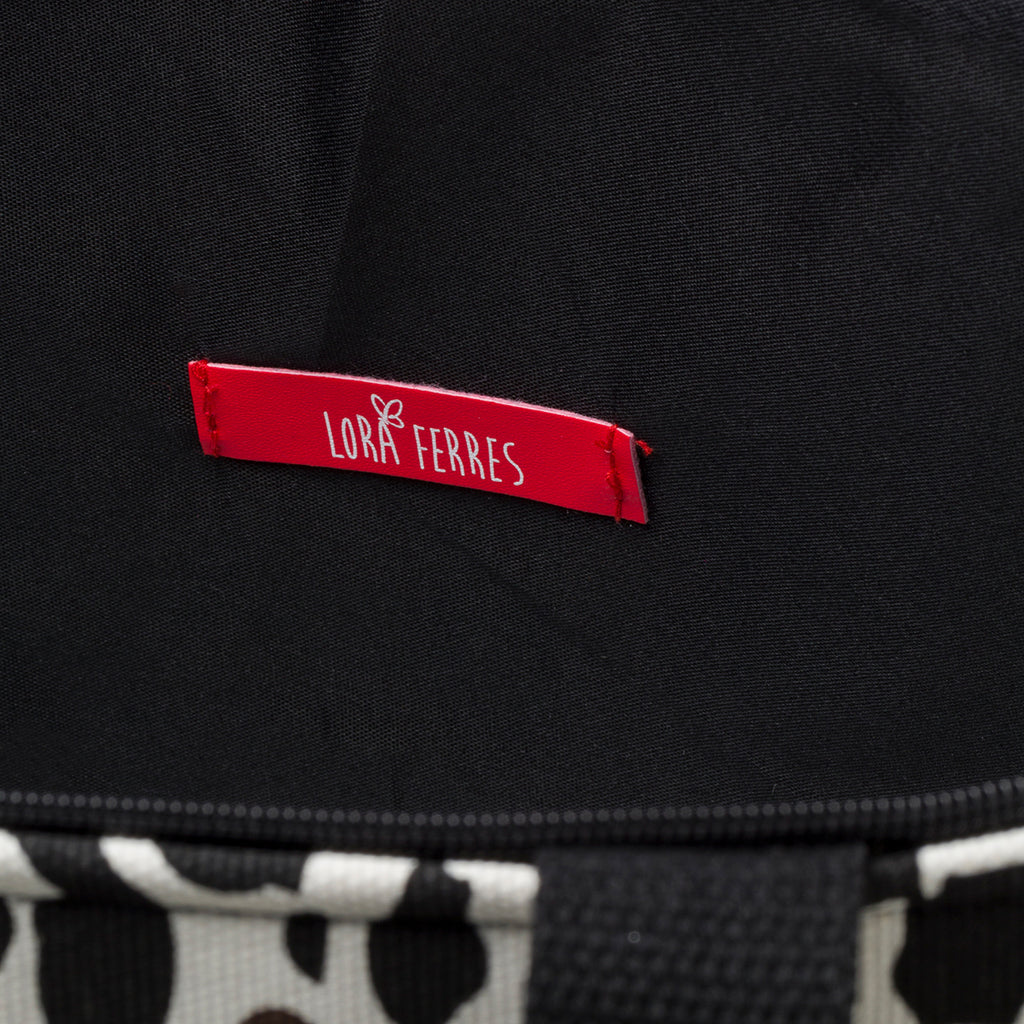 Borsa da mare con stampa animalier Lora Ferres