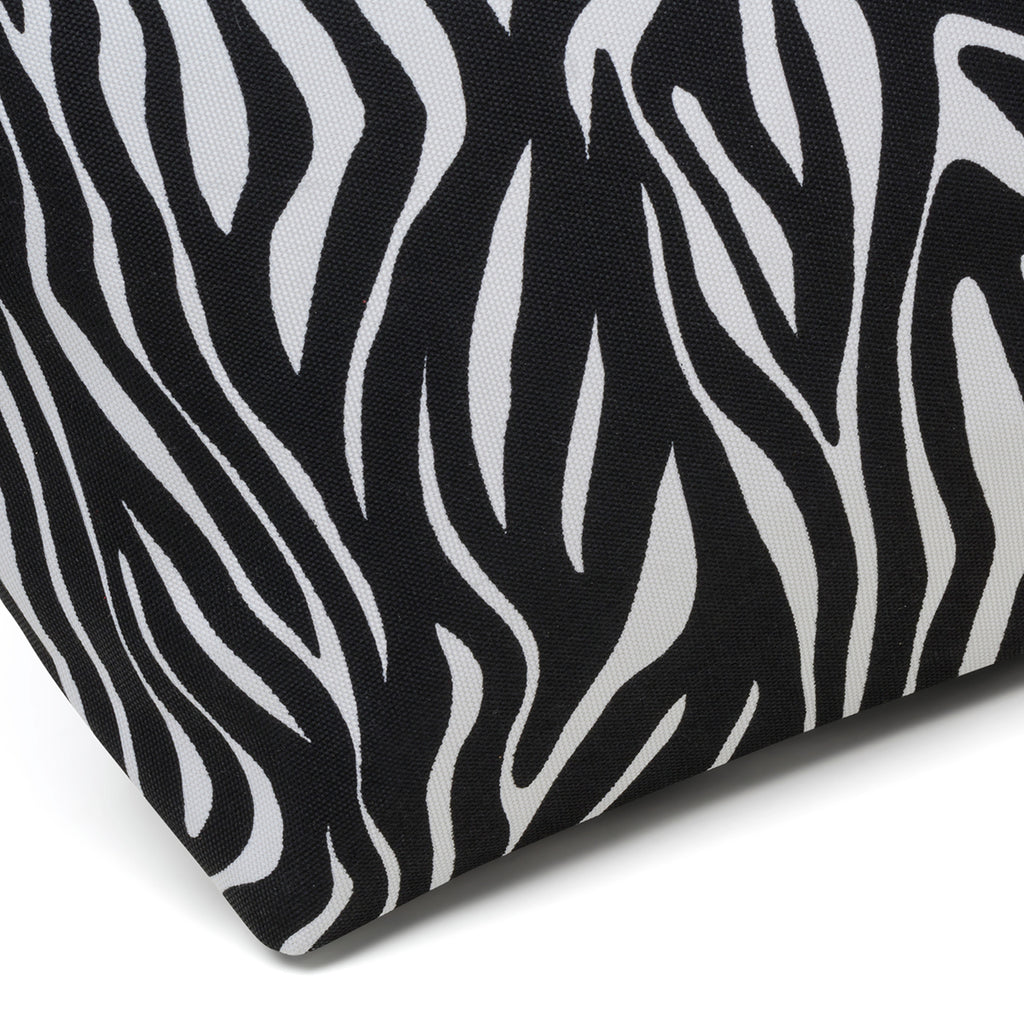 Borsa da mare con stampa zebrata Lora Ferres