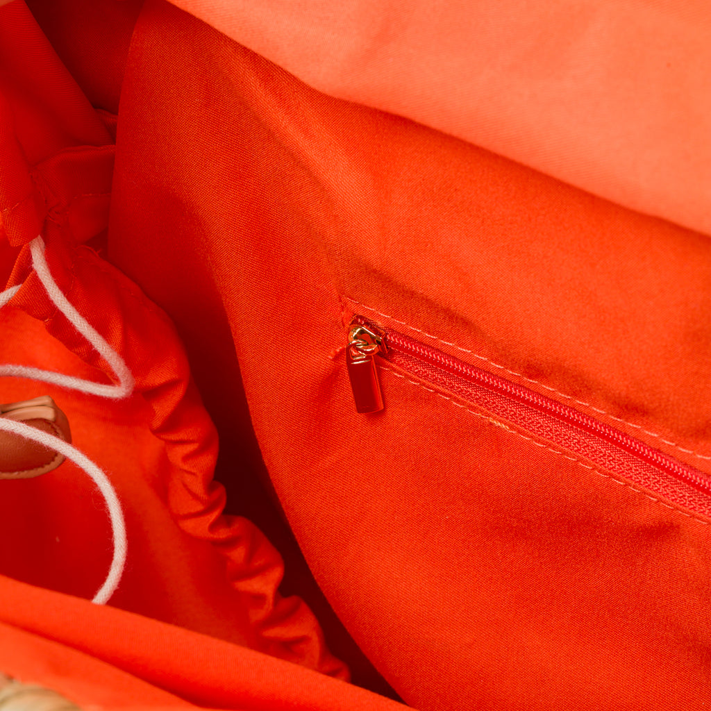 Borsa da mare effetto paglia con maxi fiore Romeo Gigli Daisy