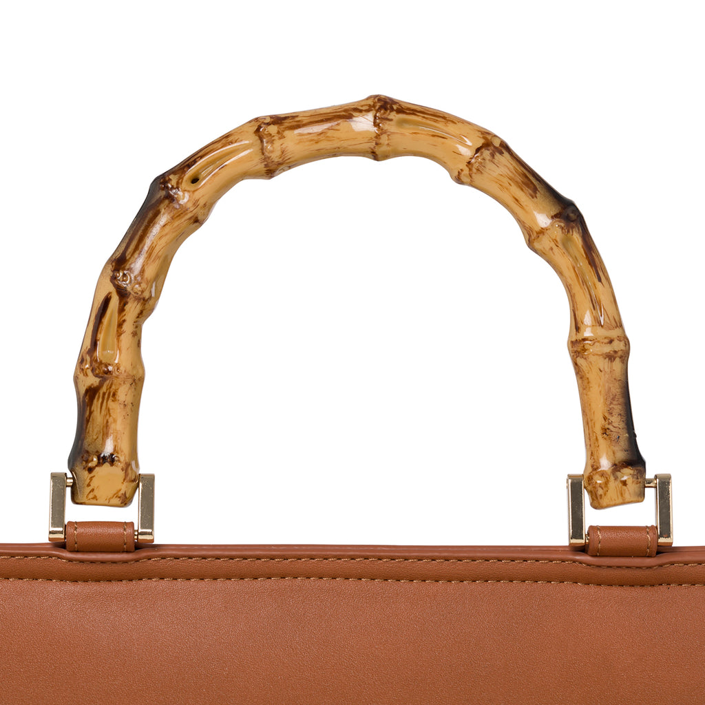 Borsa da mare marrone e beige effetto paglia Romeo Gigli Areba