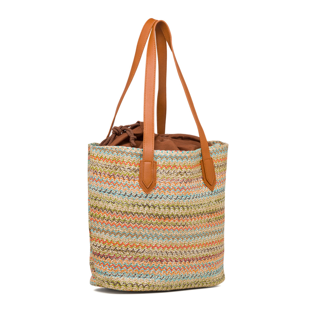 Borsa da mare multicolore in corda da donna Swish Jeans