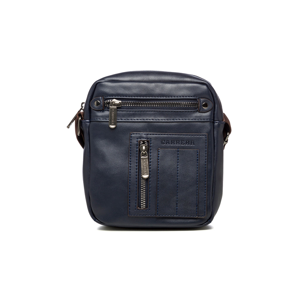 Borsello blu con tasche esterne Carrera Jeans Davie