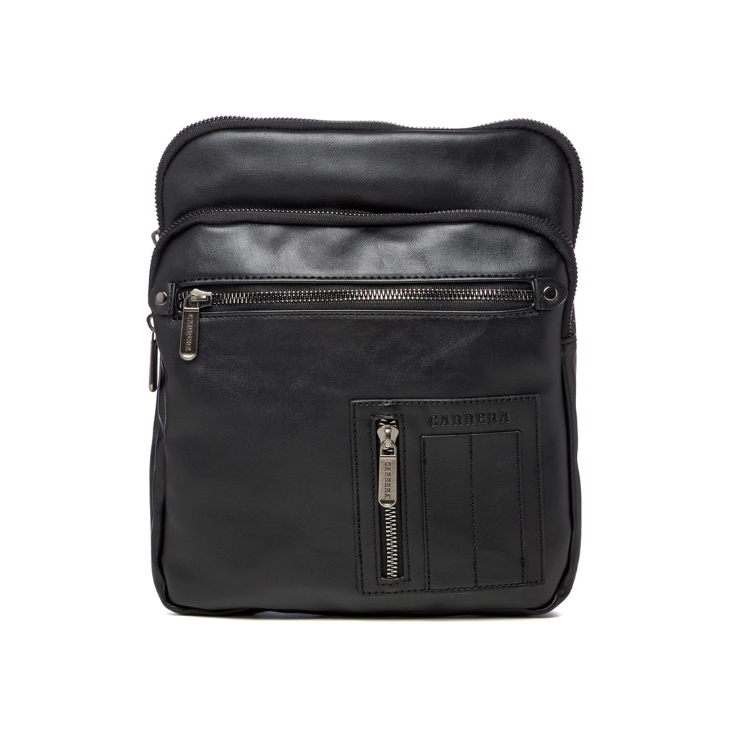 Borsello nero con tasche esterne Carrera Jeans Davie