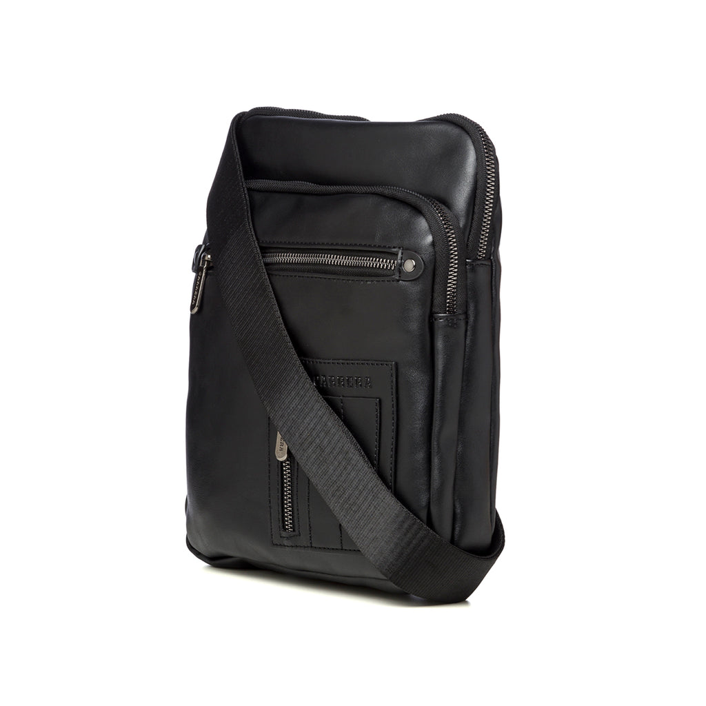 Borsello nero con tasche esterne Carrera Jeans Davie