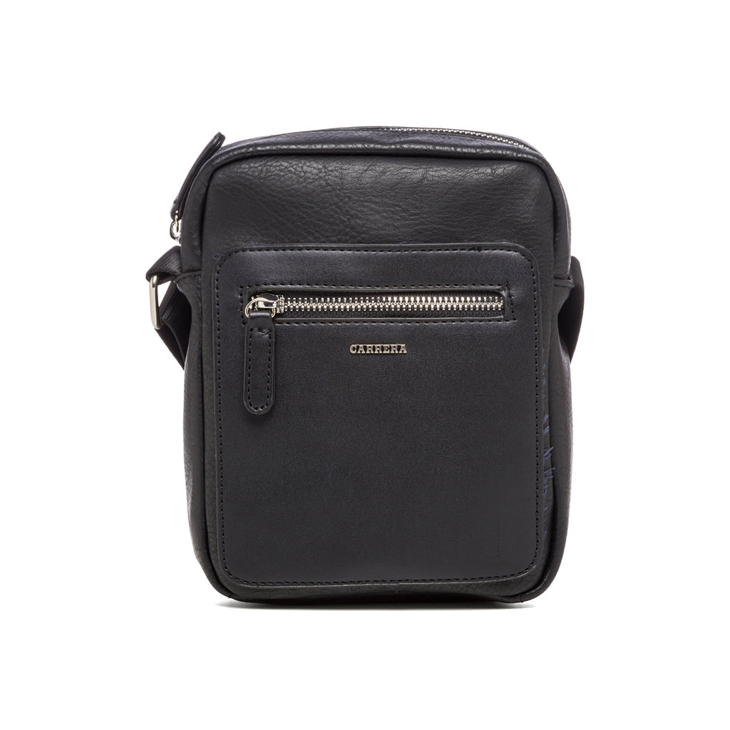 Borsello nero con tasca esterna Carrera Jeans Newport