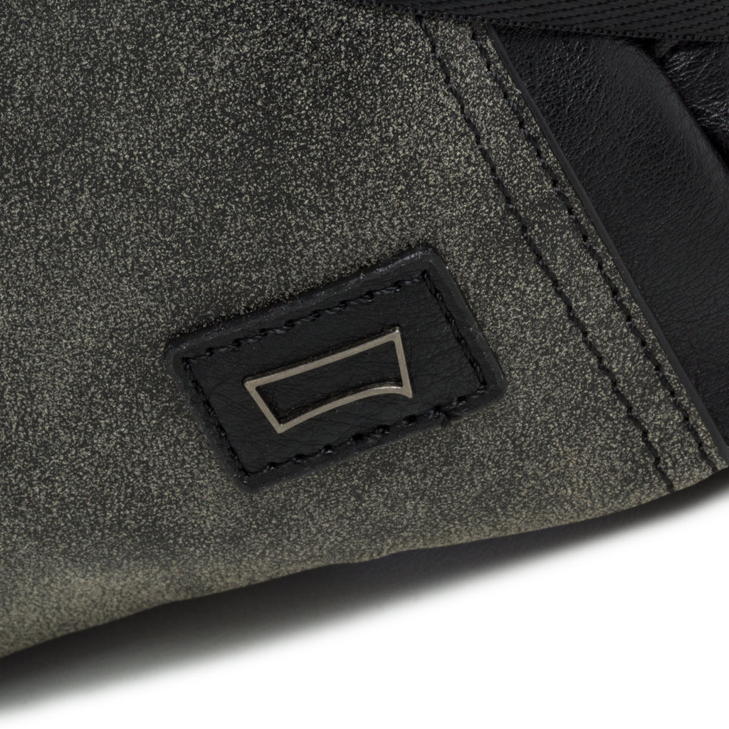 Borsello nero e grigio con logo Carrera Jeans Denver