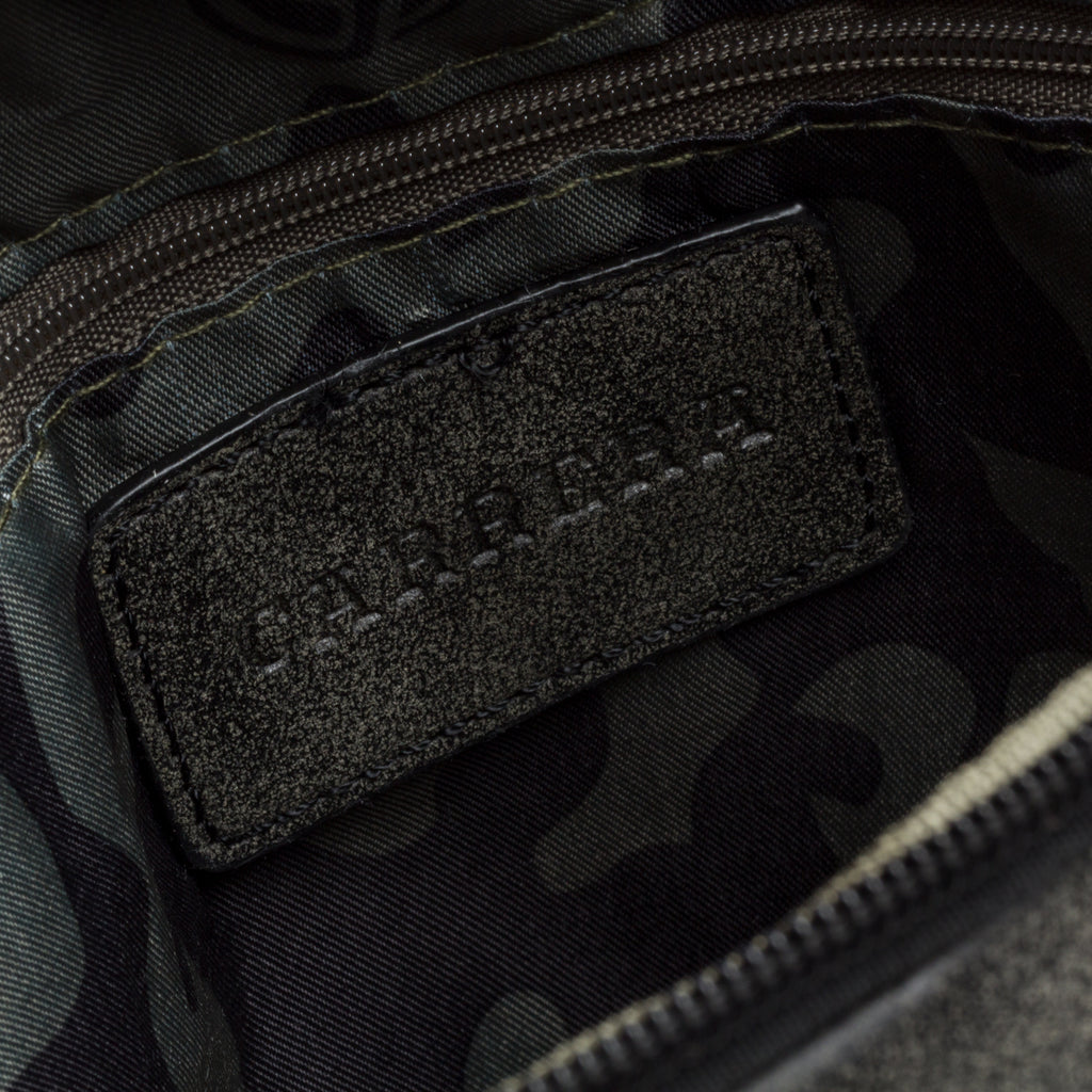 Borsello nero e grigio con logo Carrera Jeans Denver