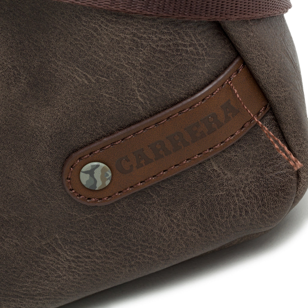 Borsello marrone con logo Carrera Jeans Catcher