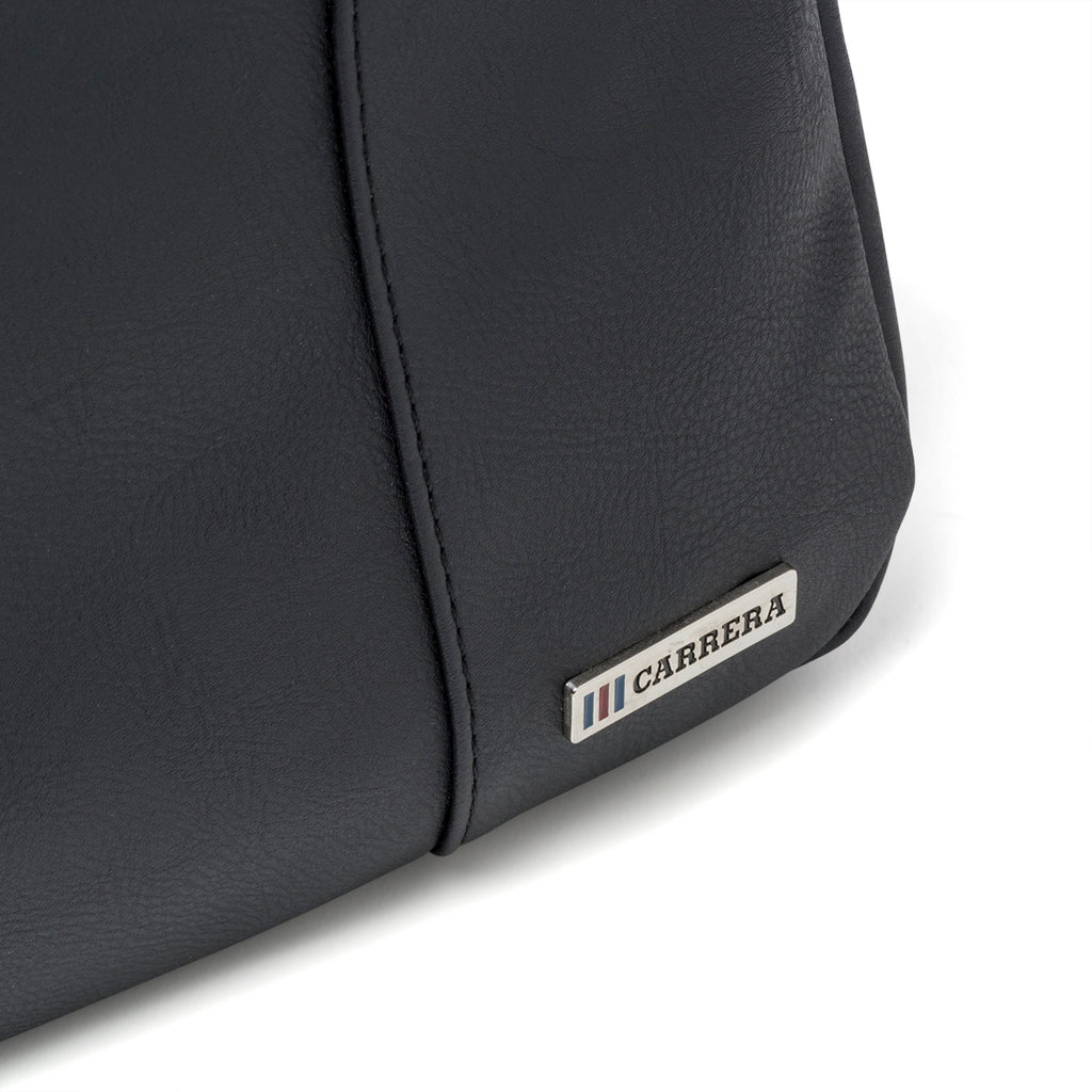 Borsello nero con logo in metallo Carrera Jeans Hold