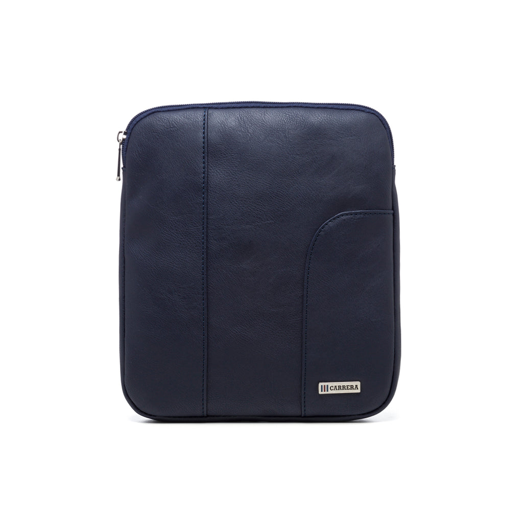 Borsello blu con logo in metallo Carrera Jeans Hold