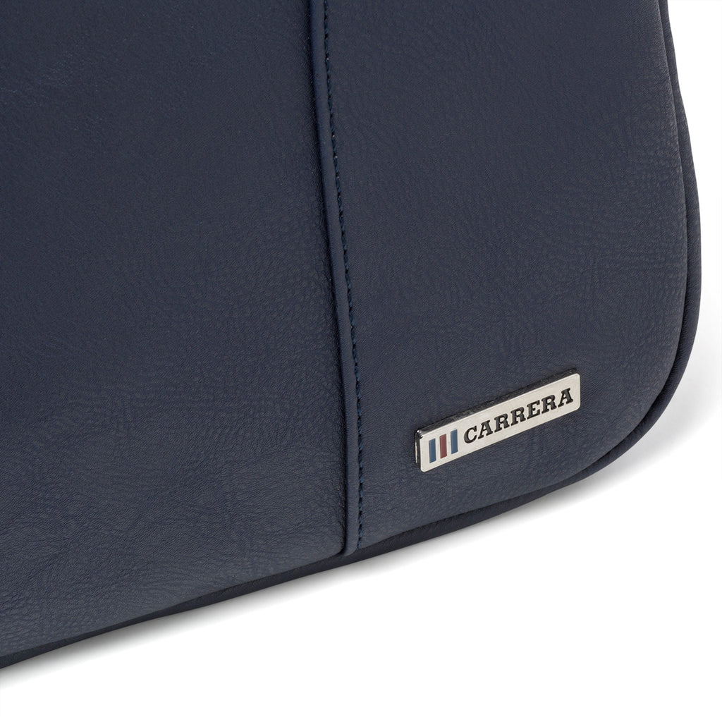 Borsello blu con logo in metallo Carrera Jeans Hold