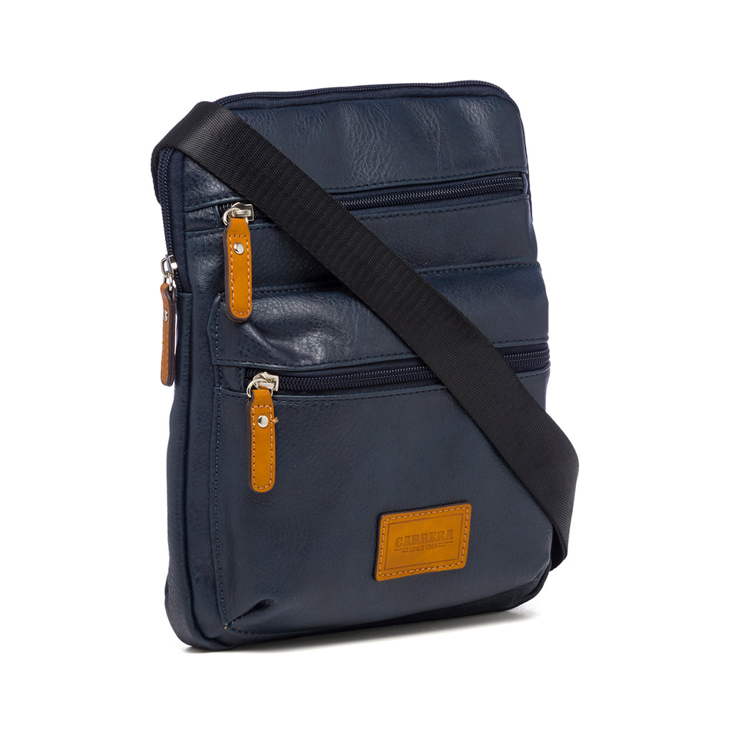 Borsello blu con patch logo Carrera Jeans Underground