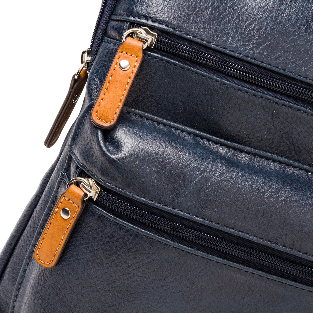 Borsello blu con patch logo Carrera Jeans Underground