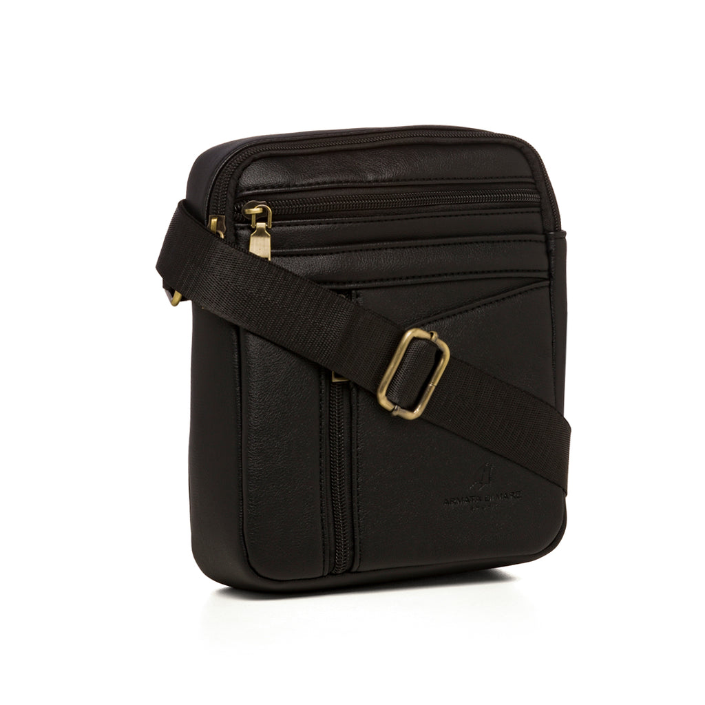 Borsello nero con tasca frontale Armata di Mare