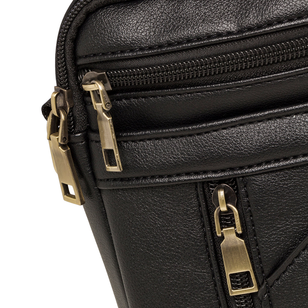 Borsello nero con tasca frontale Armata di Mare