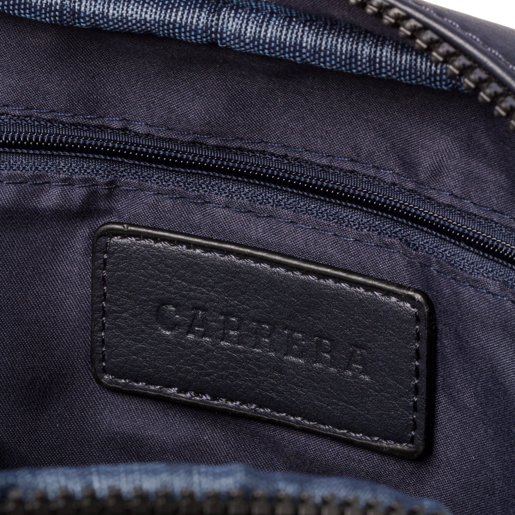 Borsello blu con patch logo Carrera Jeans Tyler