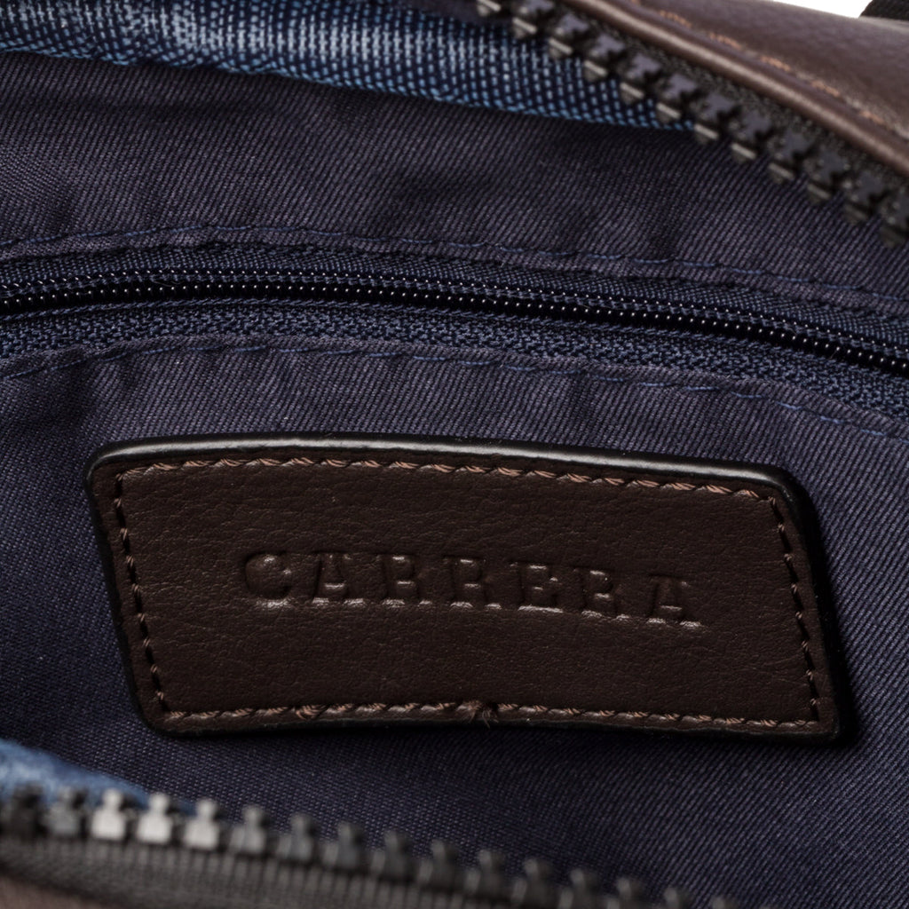 Borsello marrone con patch logo Carrera Jeans Tyler