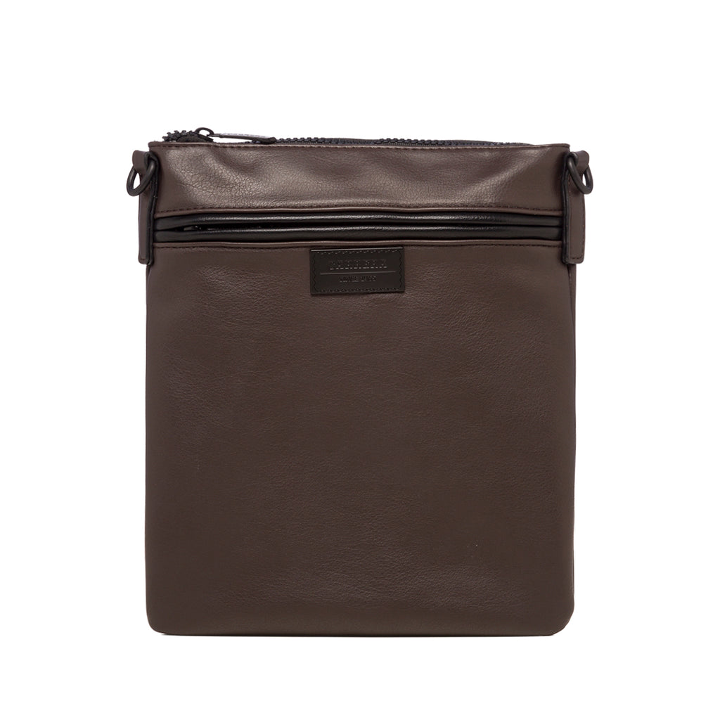 Borsello marrone con patch logo Carrera Jeans Tyler