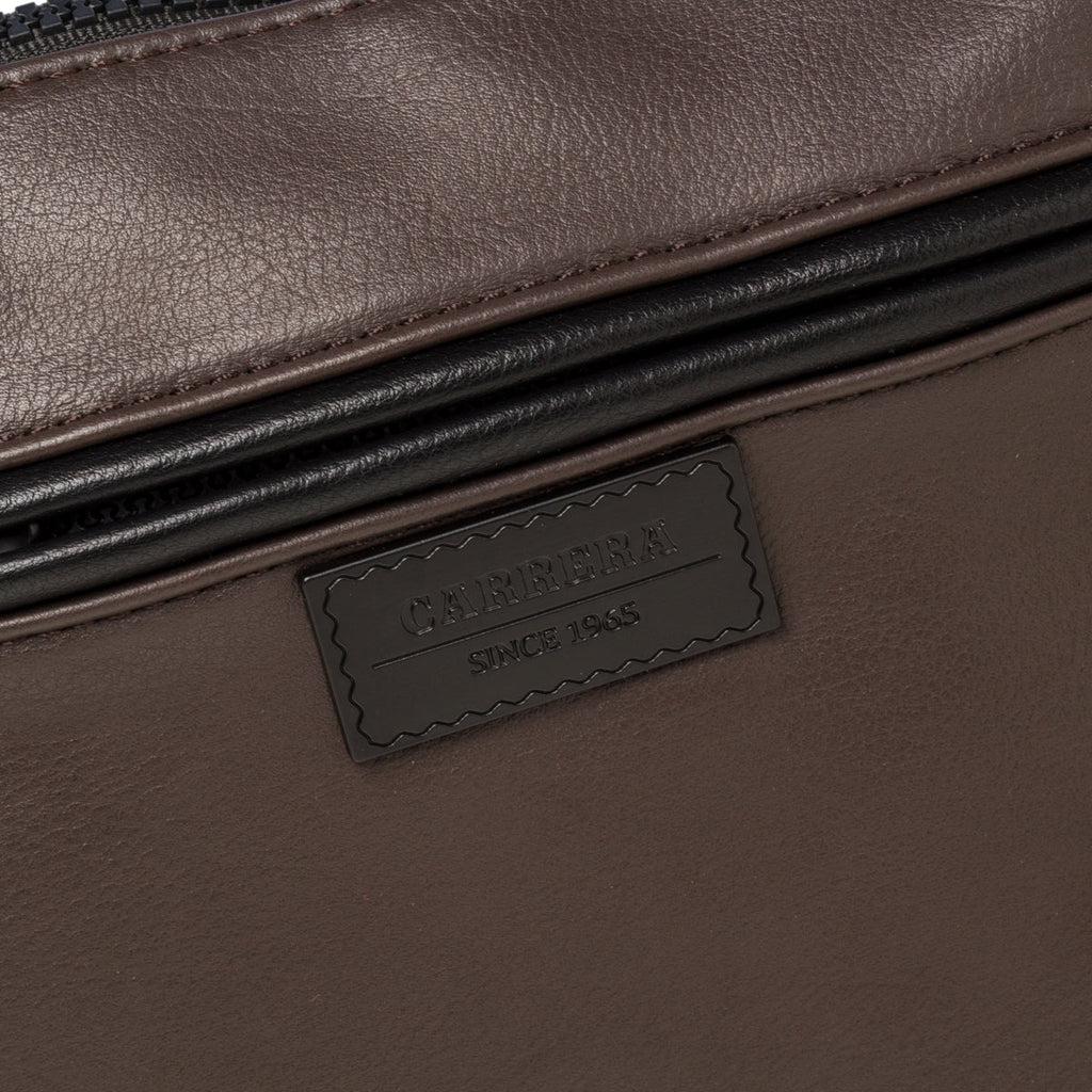 Borsello marrone con patch logo Carrera Jeans Tyler