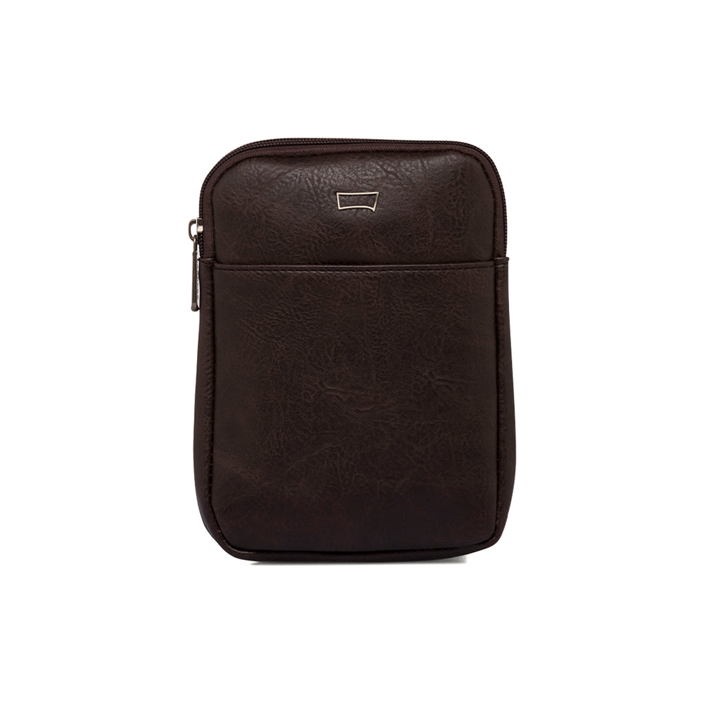 Borsello marrone da uomo Carrera Jeans Tuscany