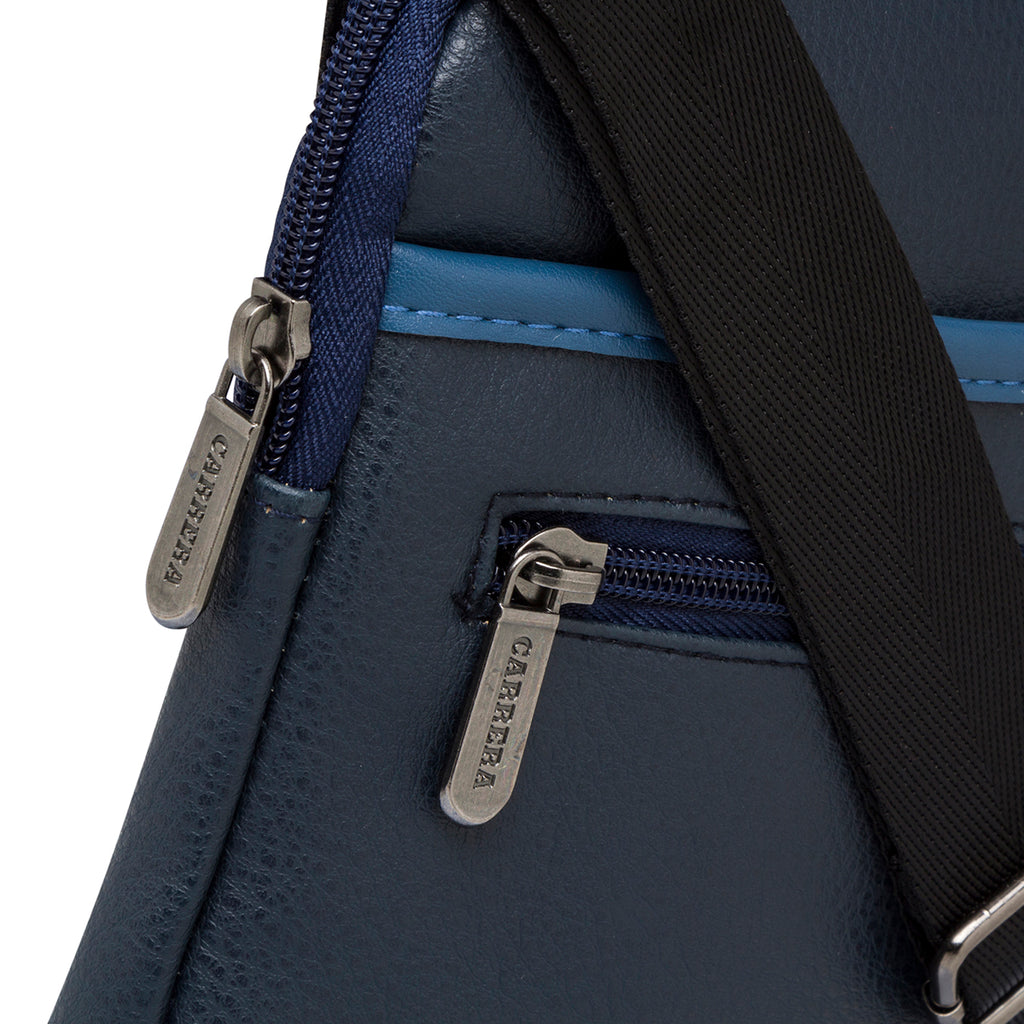 Borsello blu da uomo Carrera Jeans York