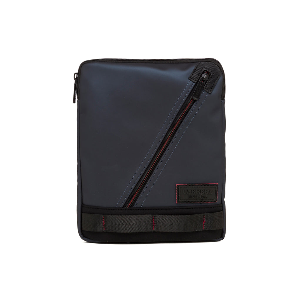 Borsa a tracolla blu scuro da uomo con doppia zip Carrera Jeans Super