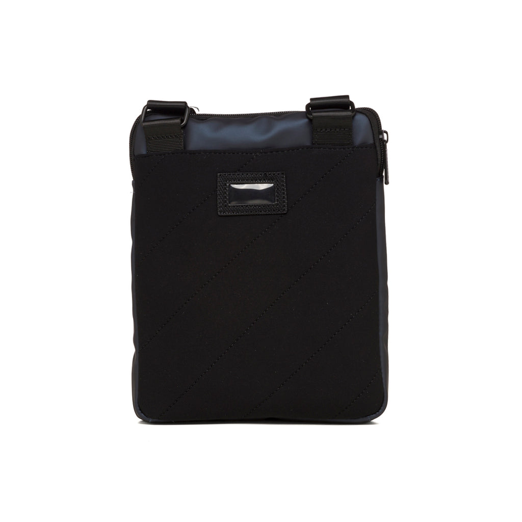 Borsa a tracolla blu scuro da uomo con doppia zip Carrera Jeans Super