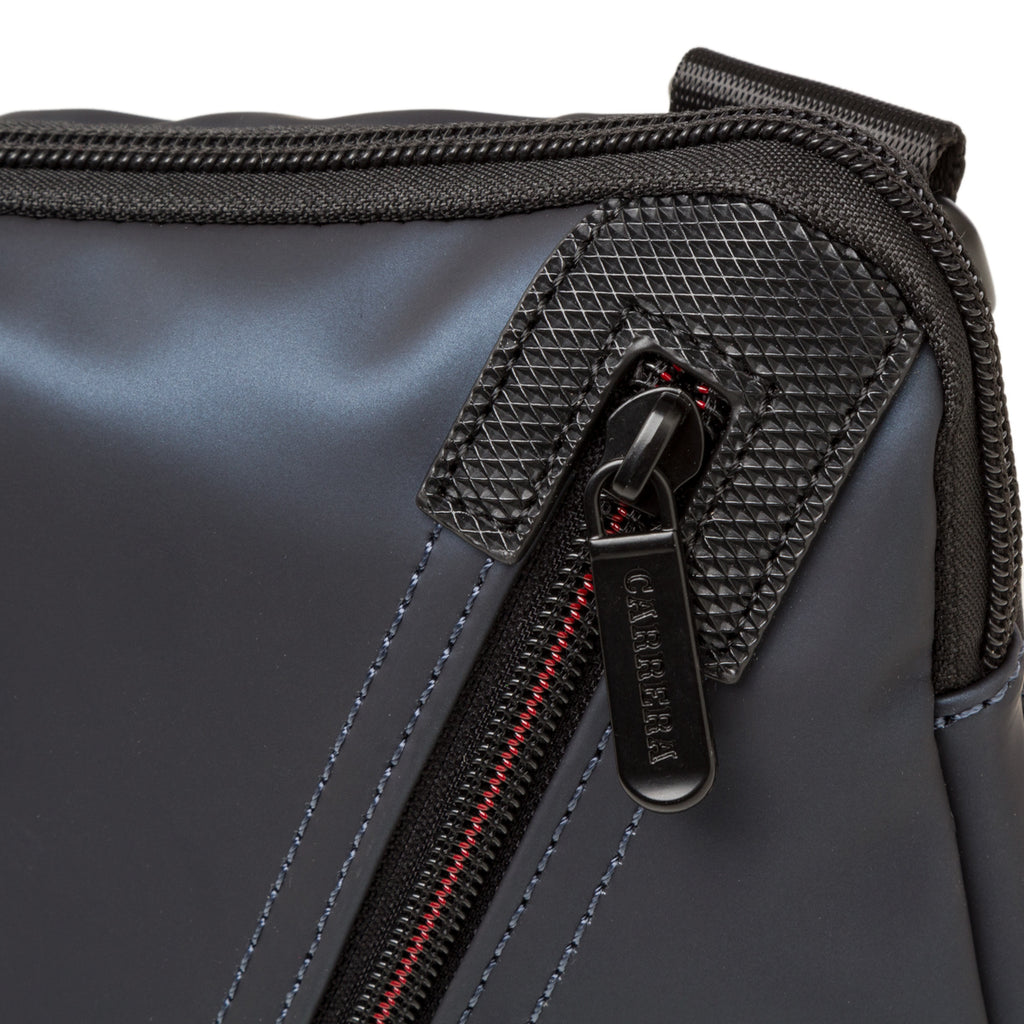 Borsa a tracolla blu scuro da uomo con doppia zip Carrera Jeans Super