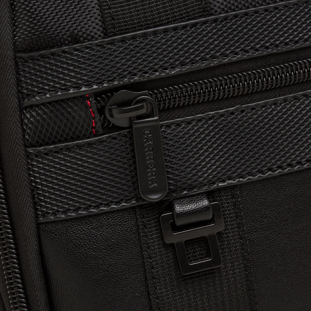 Borsa a tracolla nera da uomo Carrera Jeans City