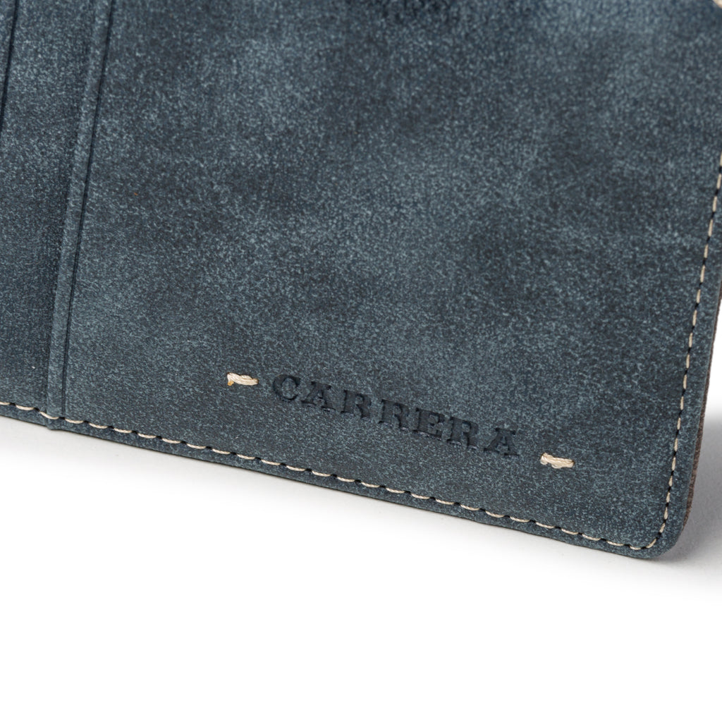 Portafoglio blu con taschino portamonete Carrera Jeans Word