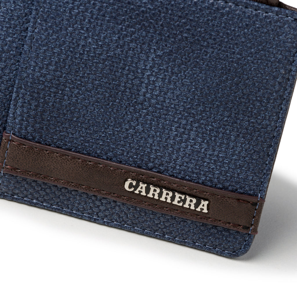 Portafoglio blu con taschino portamonete Carrera Jeans Derby