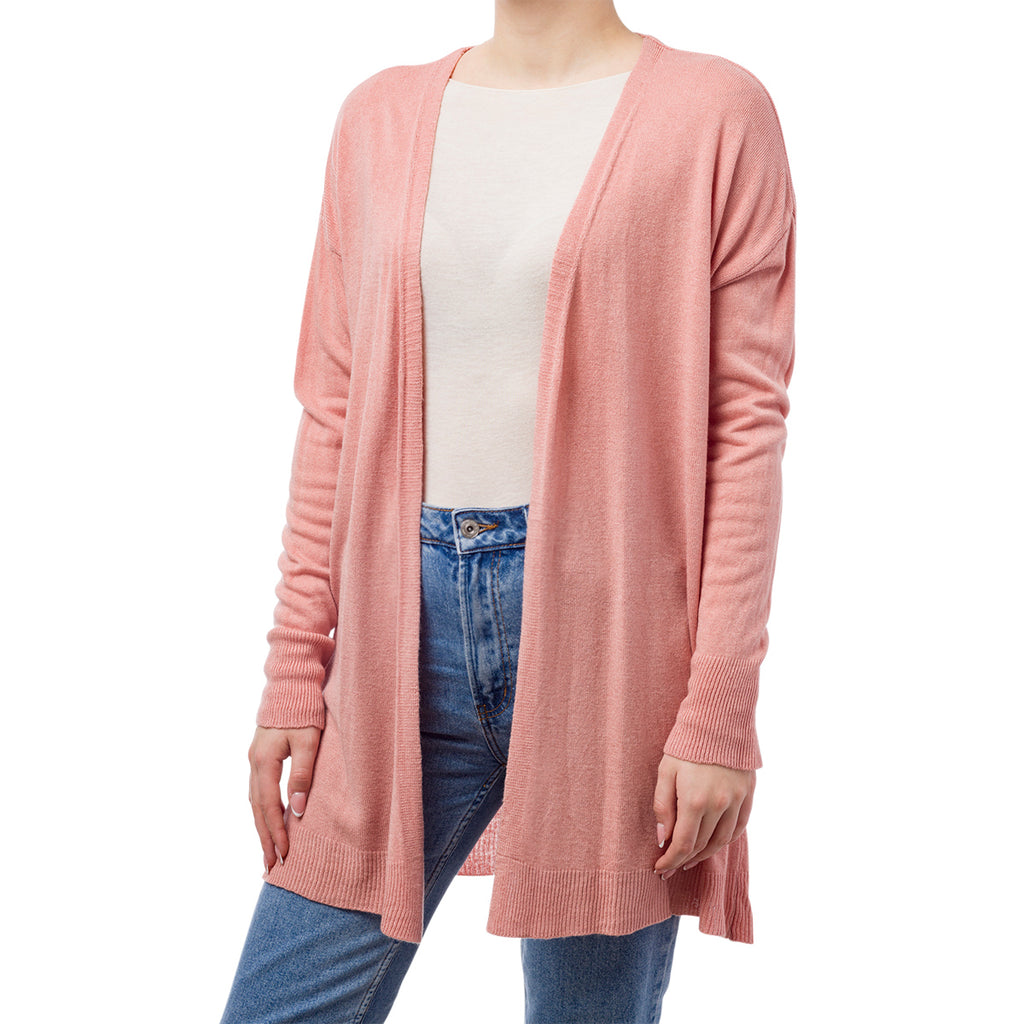 Cardigan rosa antico da donna Swish Jeans