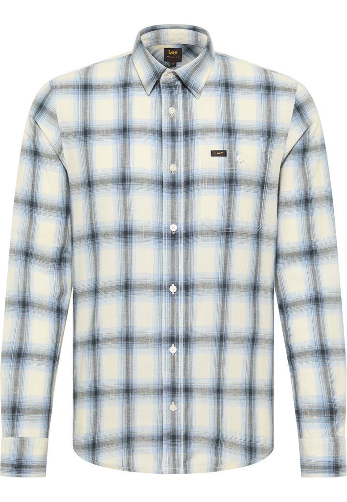 Camicia a quadri azzurri da uomo Lee Leesure