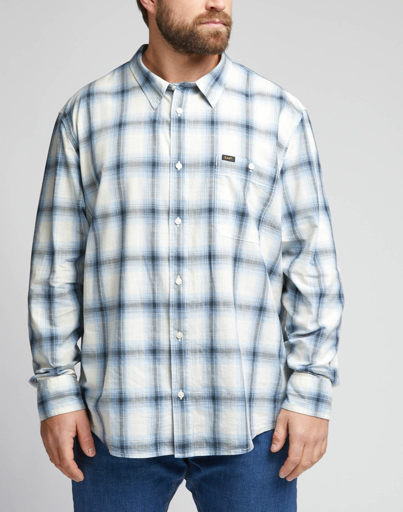 Camicia a quadri azzurri da uomo Lee Leesure