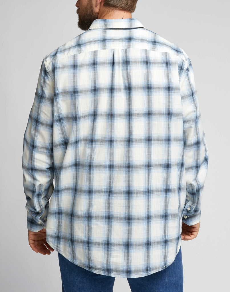 Camicia a quadri azzurri da uomo Lee Leesure