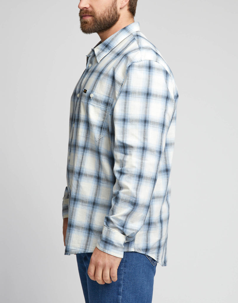 Camicia a quadri azzurri da uomo Lee Leesure