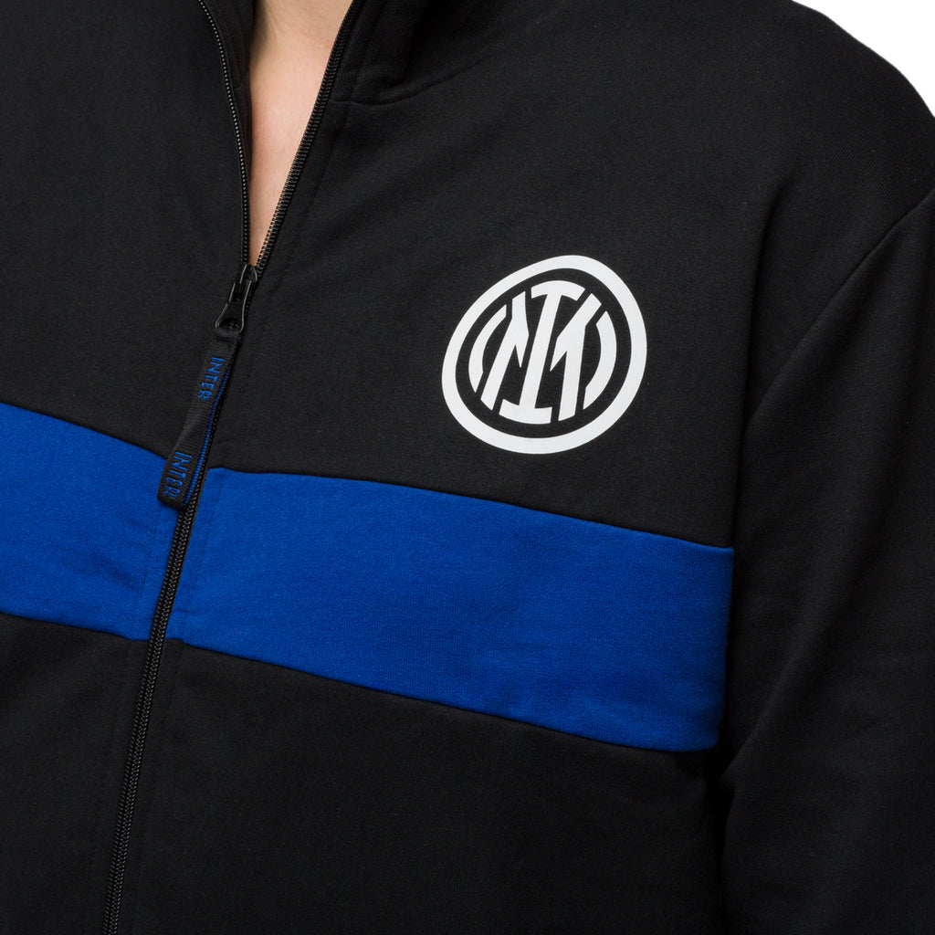 Pigiama invernale nerazzurro da uomo con logo Inter