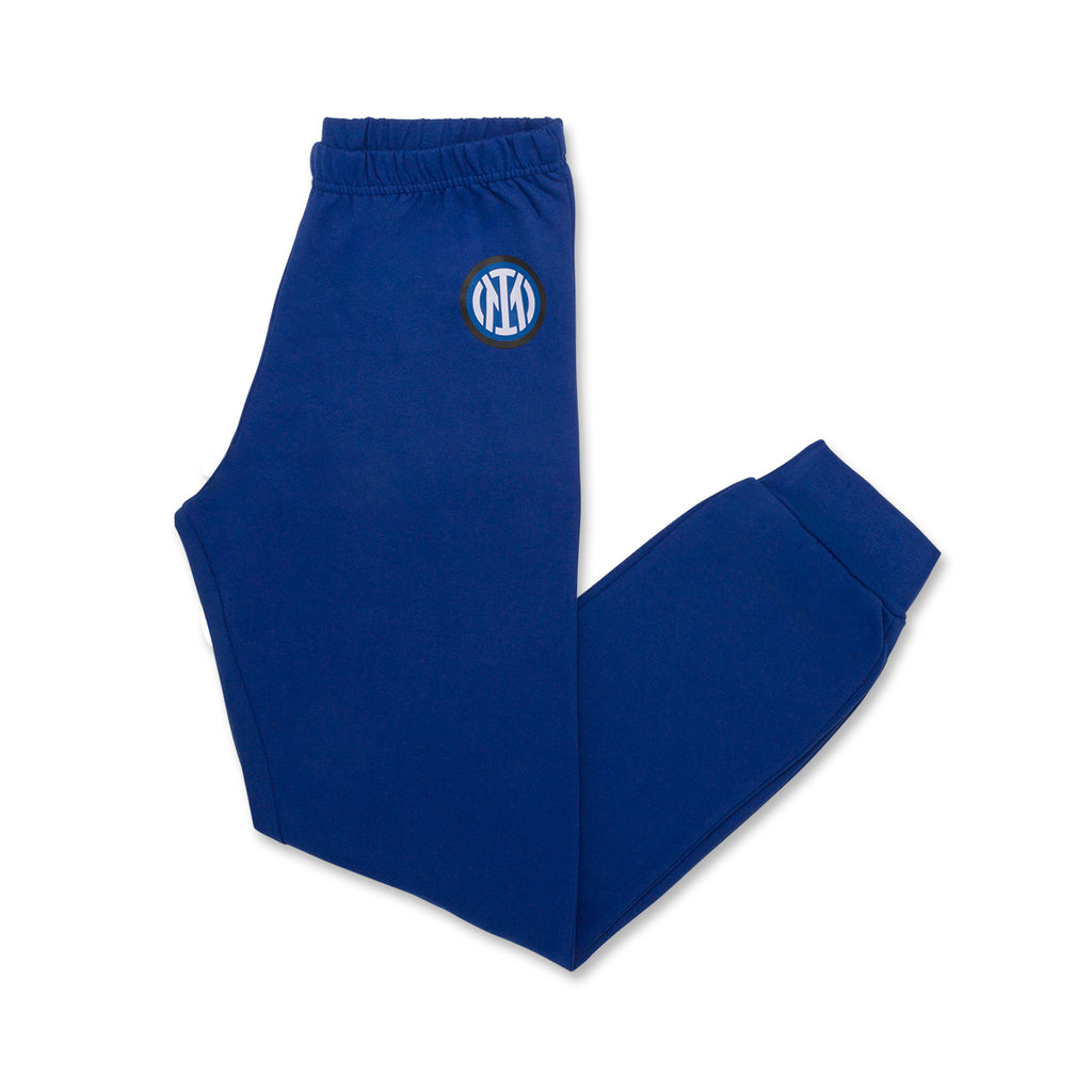 Pigiama invernale blu da uomo con logo Inter