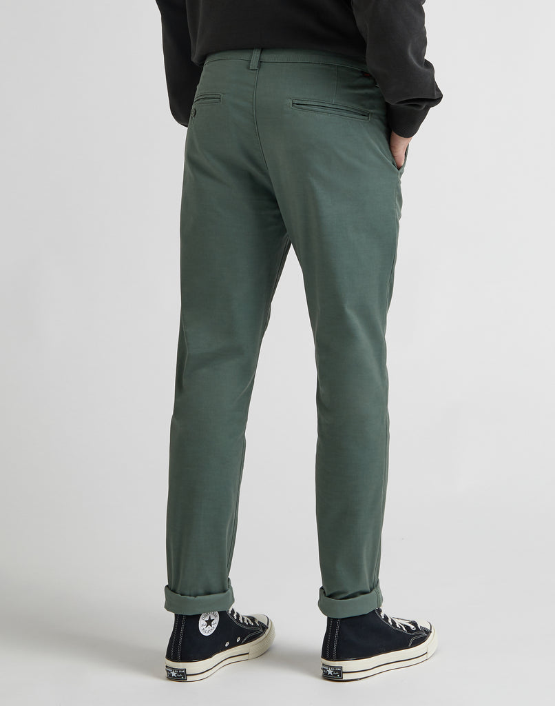 Pantaloni chino slim verdi da uomo Lee